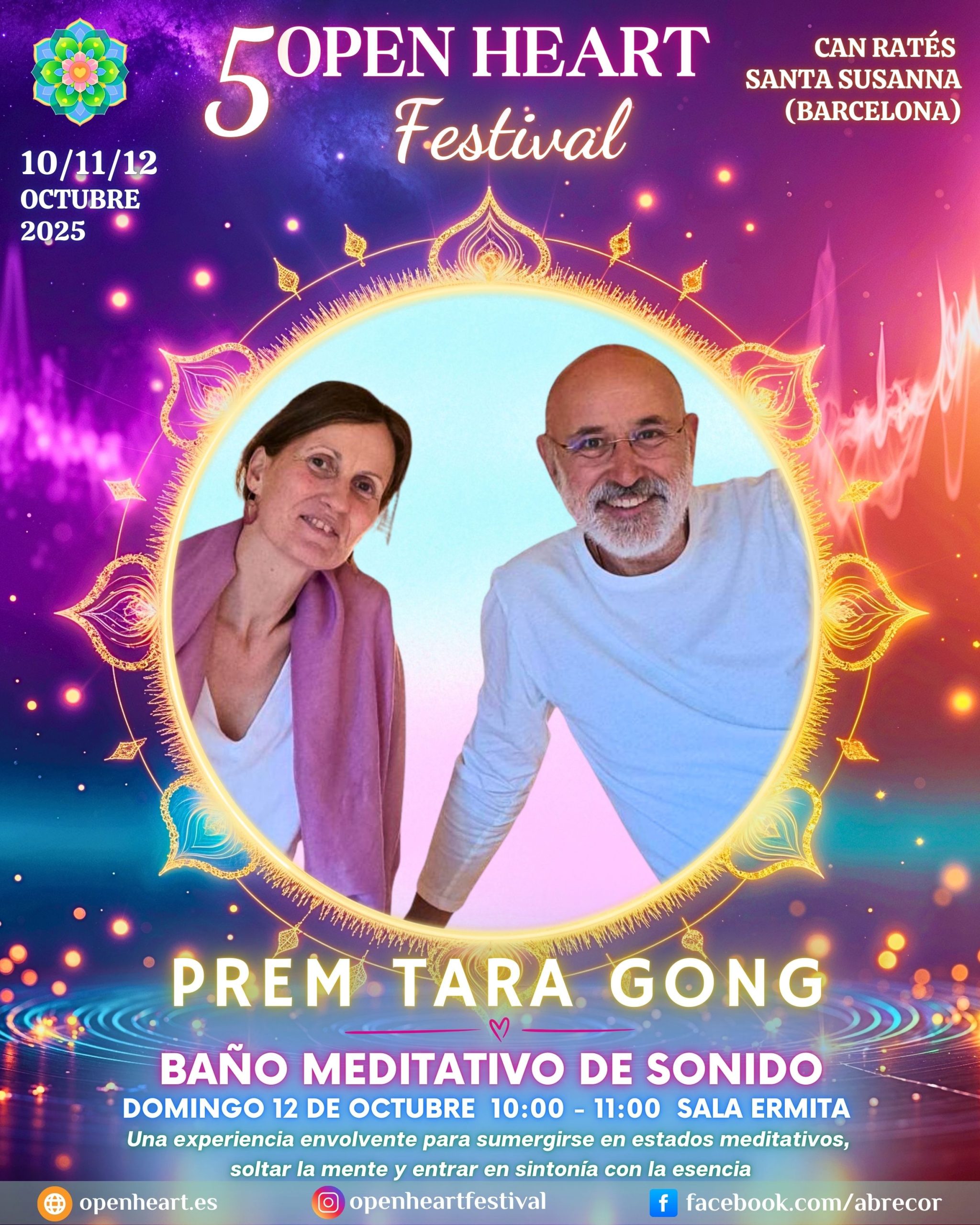 Domingo Baño Sonoro Ermita. Prem Tara Gongs