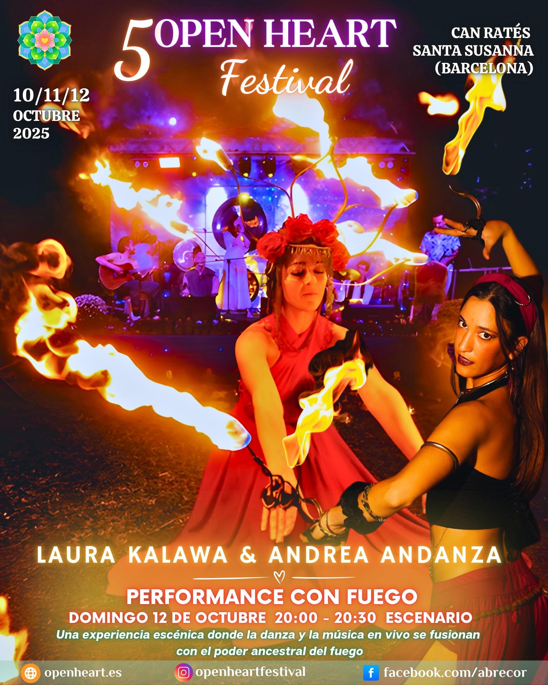 Domingo Escenario Performance con fuego