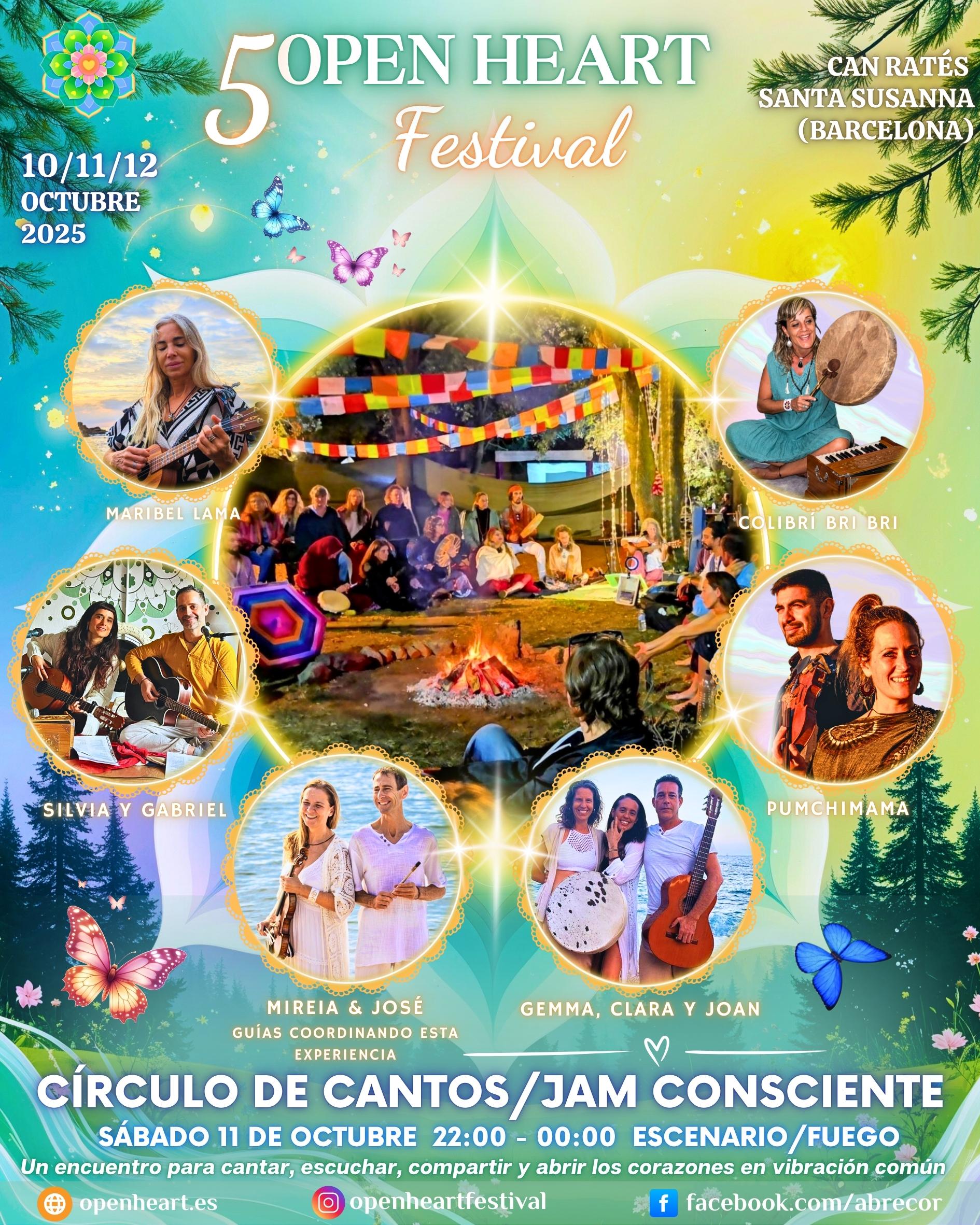 Sábado Fuego Círculo de cantos