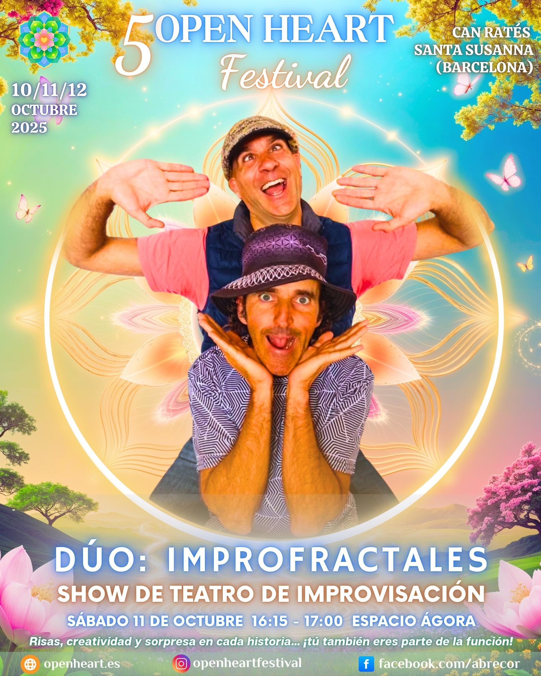 Sábado Show Ágora Dúo Improfractales