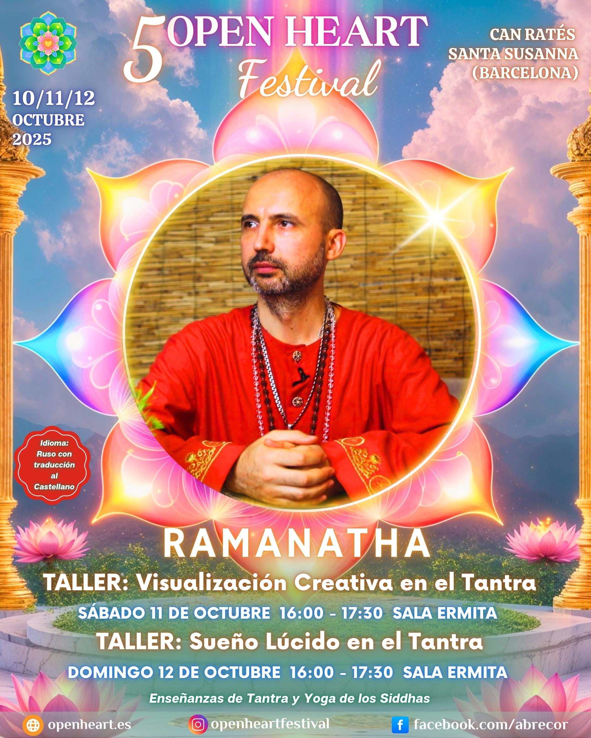 Sábado y Domingo Talleres Ermita.. Ramanatha