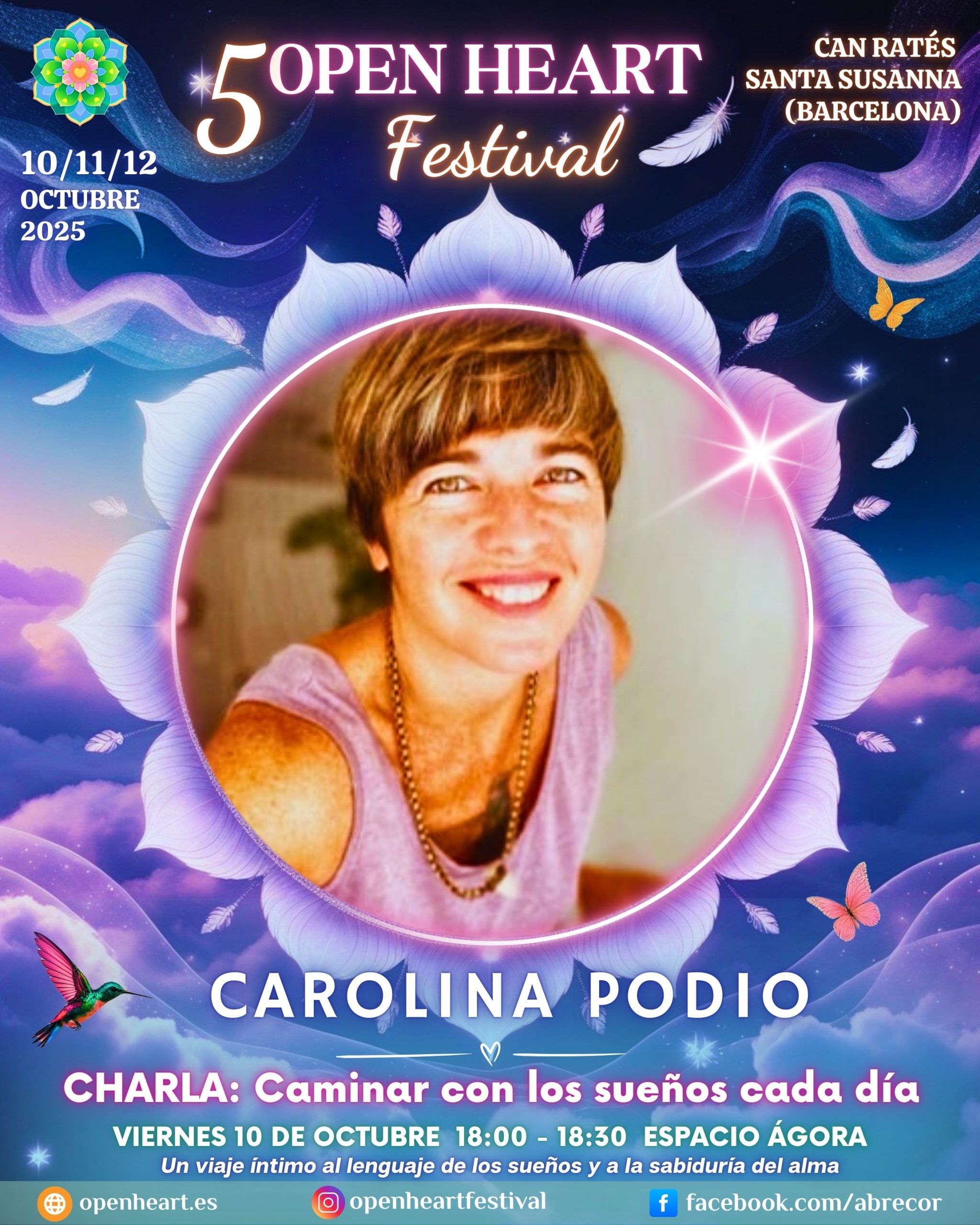 Viernes Ágora Charla Carolina Podio