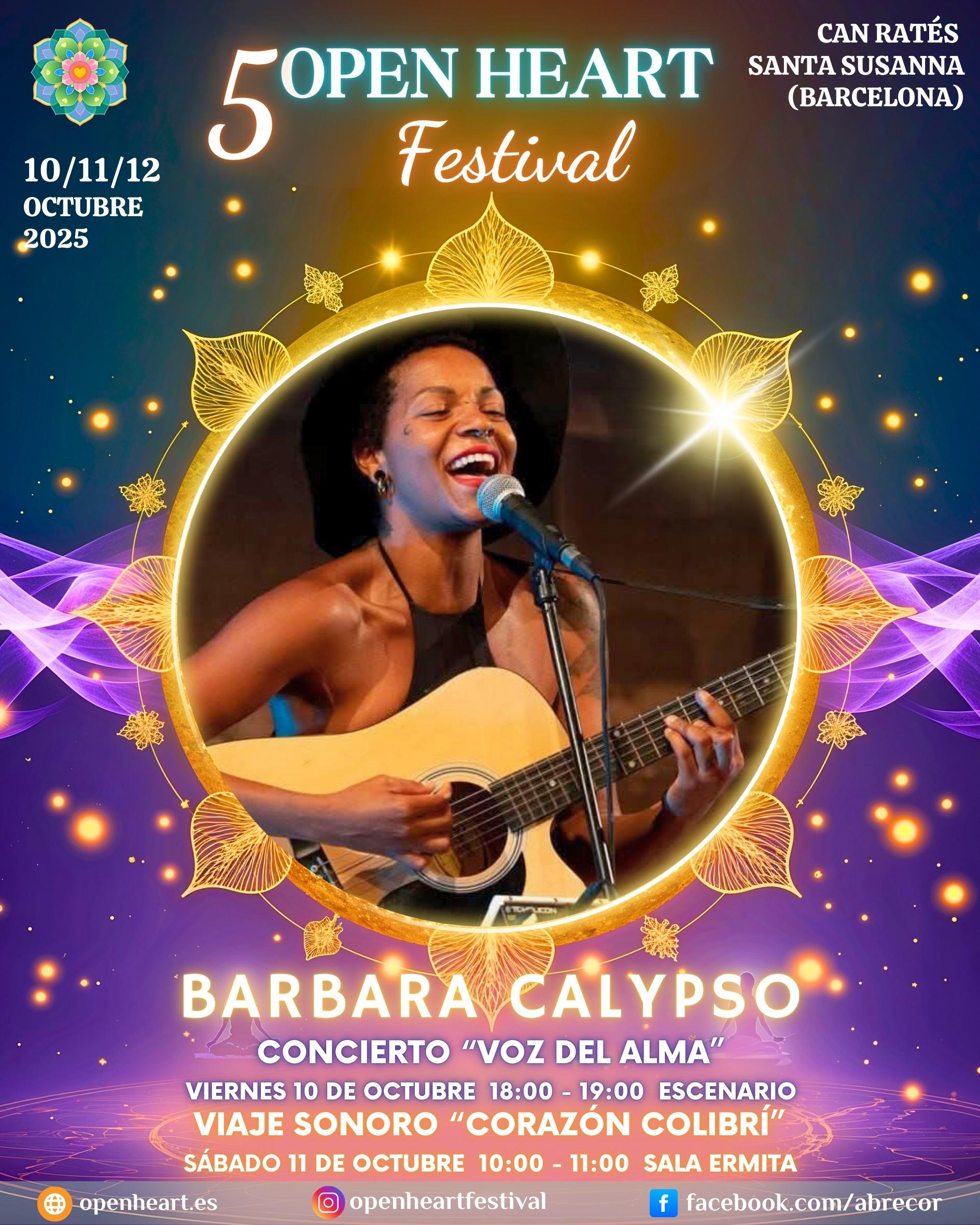 Viernes Concierto Escenario Barbara Calypso