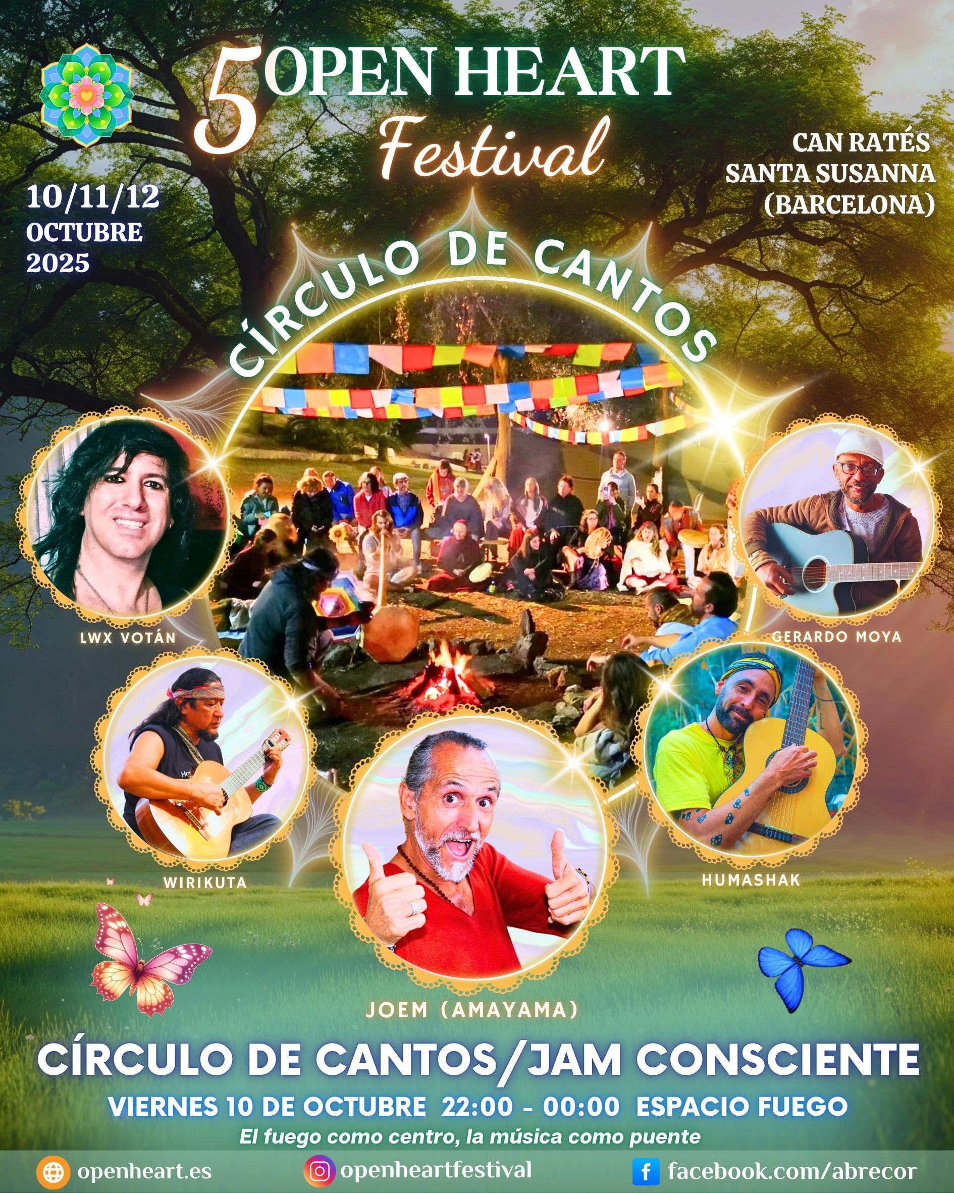 Viernes Fuego Círculo de cantos