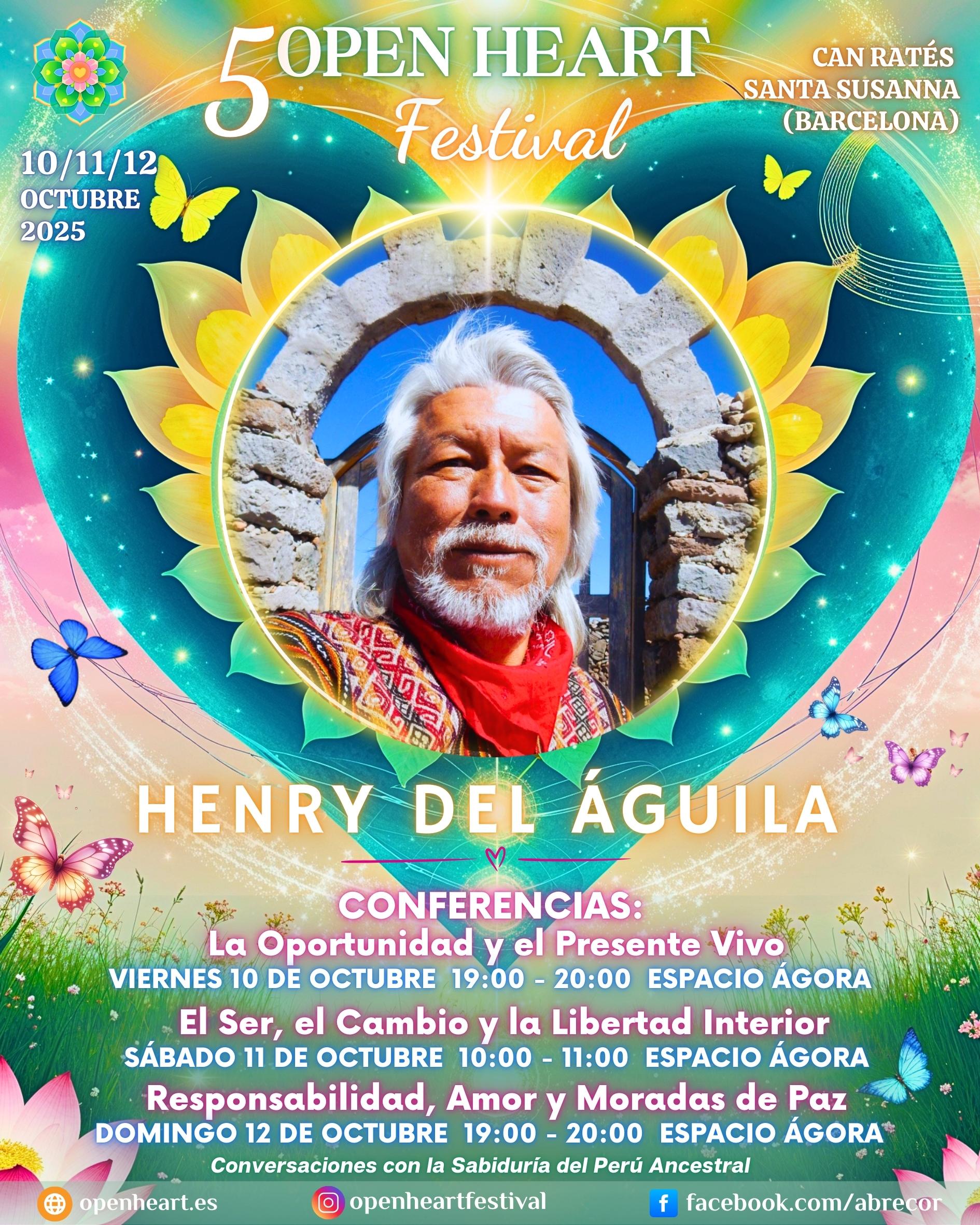 Viernes, Sábado, Domingo Conferencias Ágora. Henry del Águila