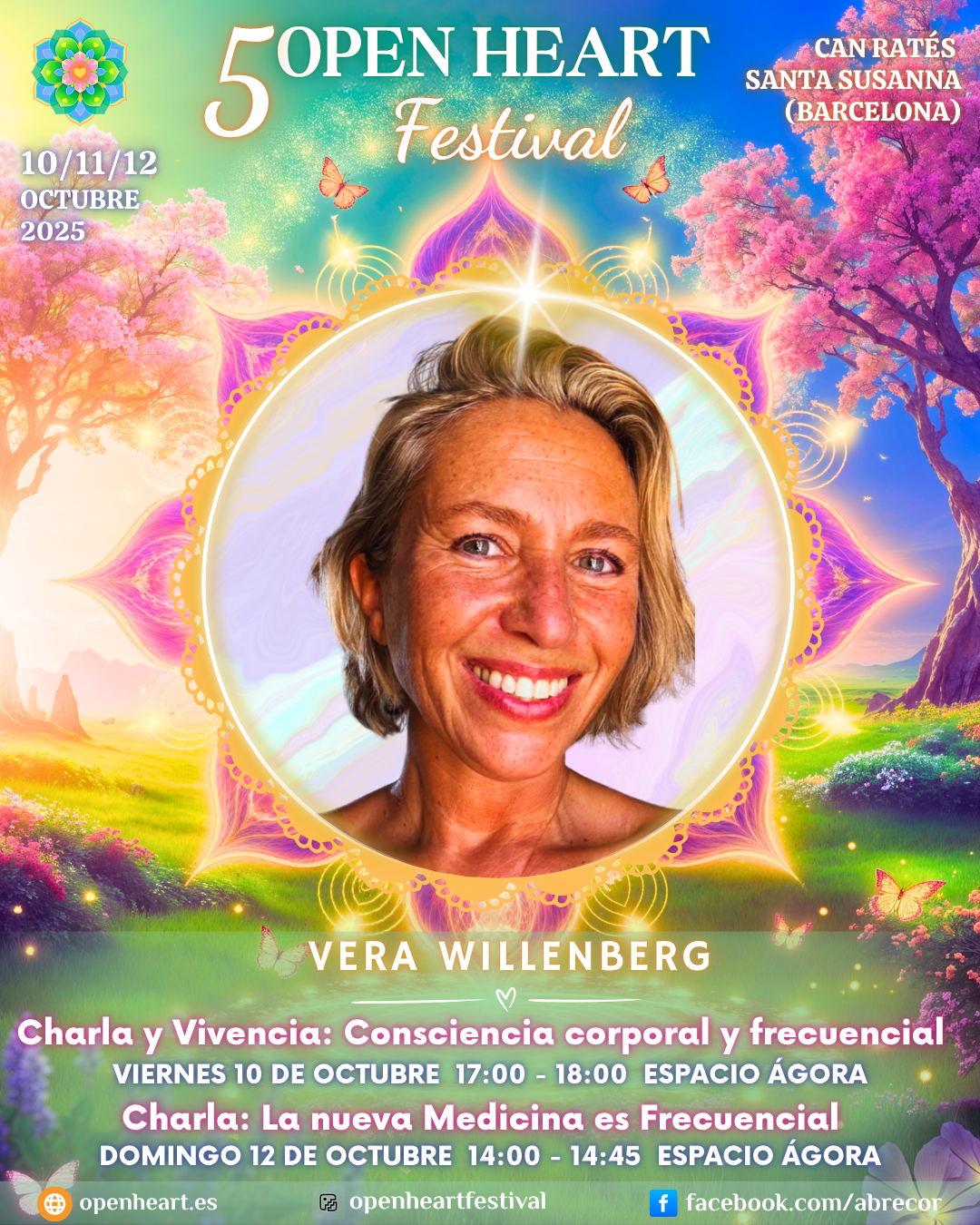 Viernes y Domingo, charlas en Ágora. Vera y Vero